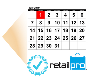 calendar end of life retail pro